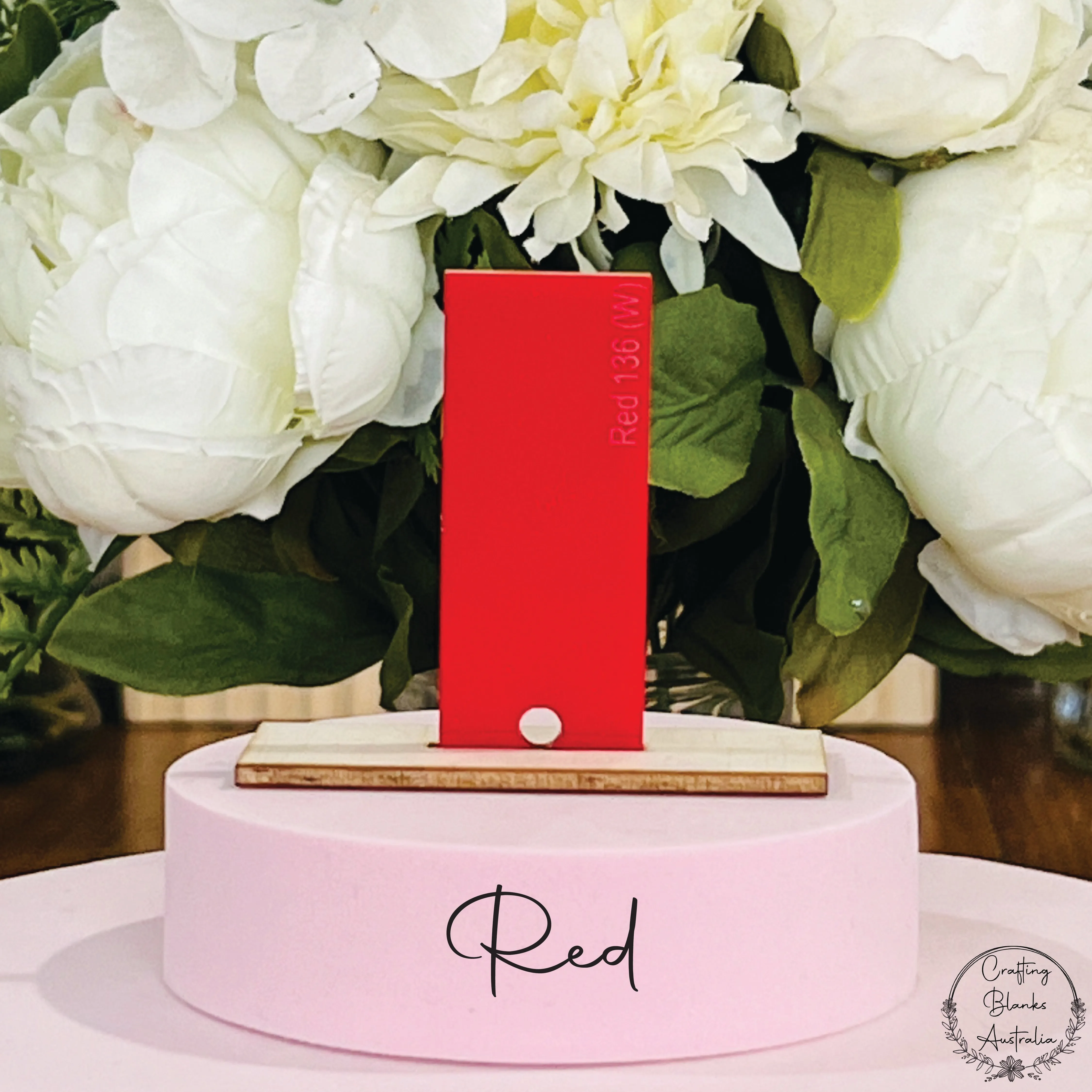 Flower • Arch Blank Tag • 50mm x 90mm