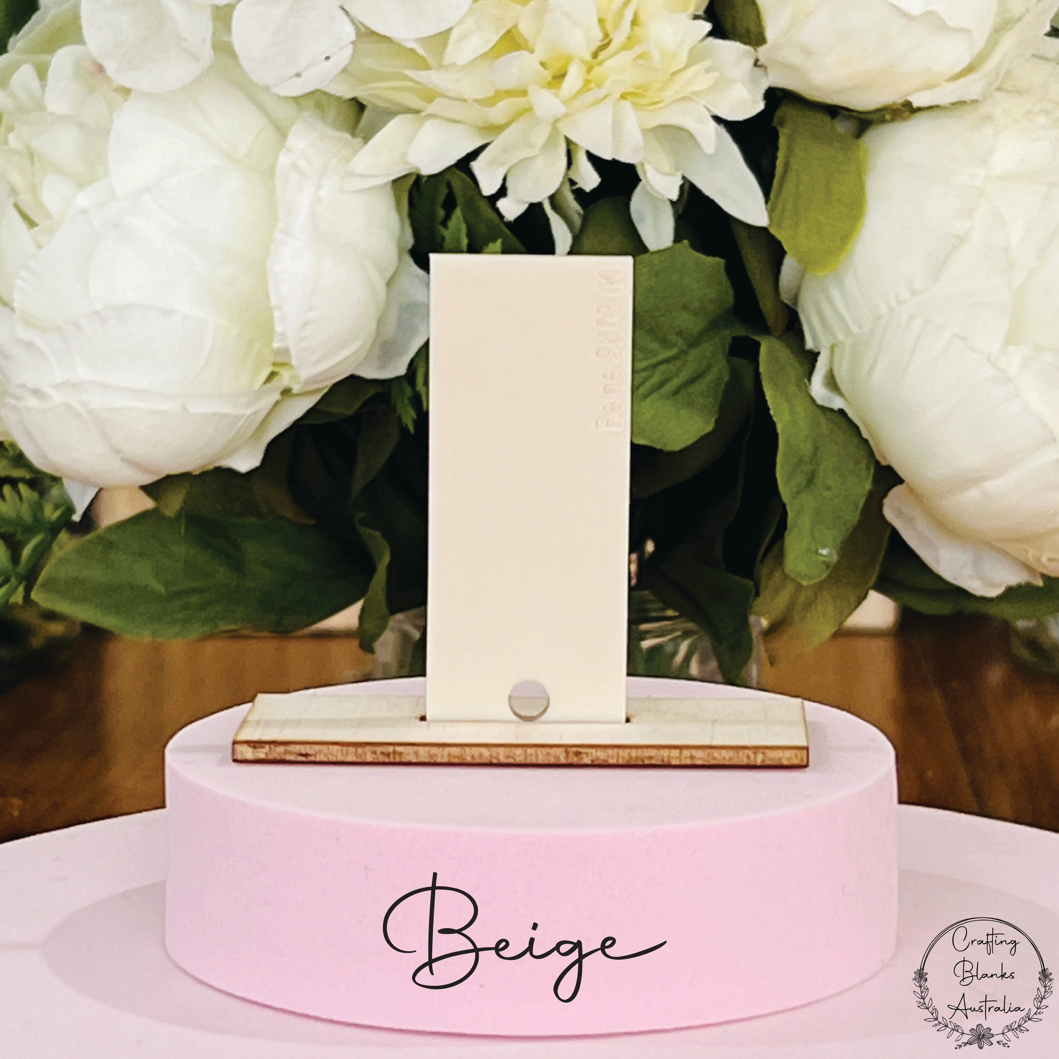 Flower • Arch Blank Tag • 50mm x 90mm