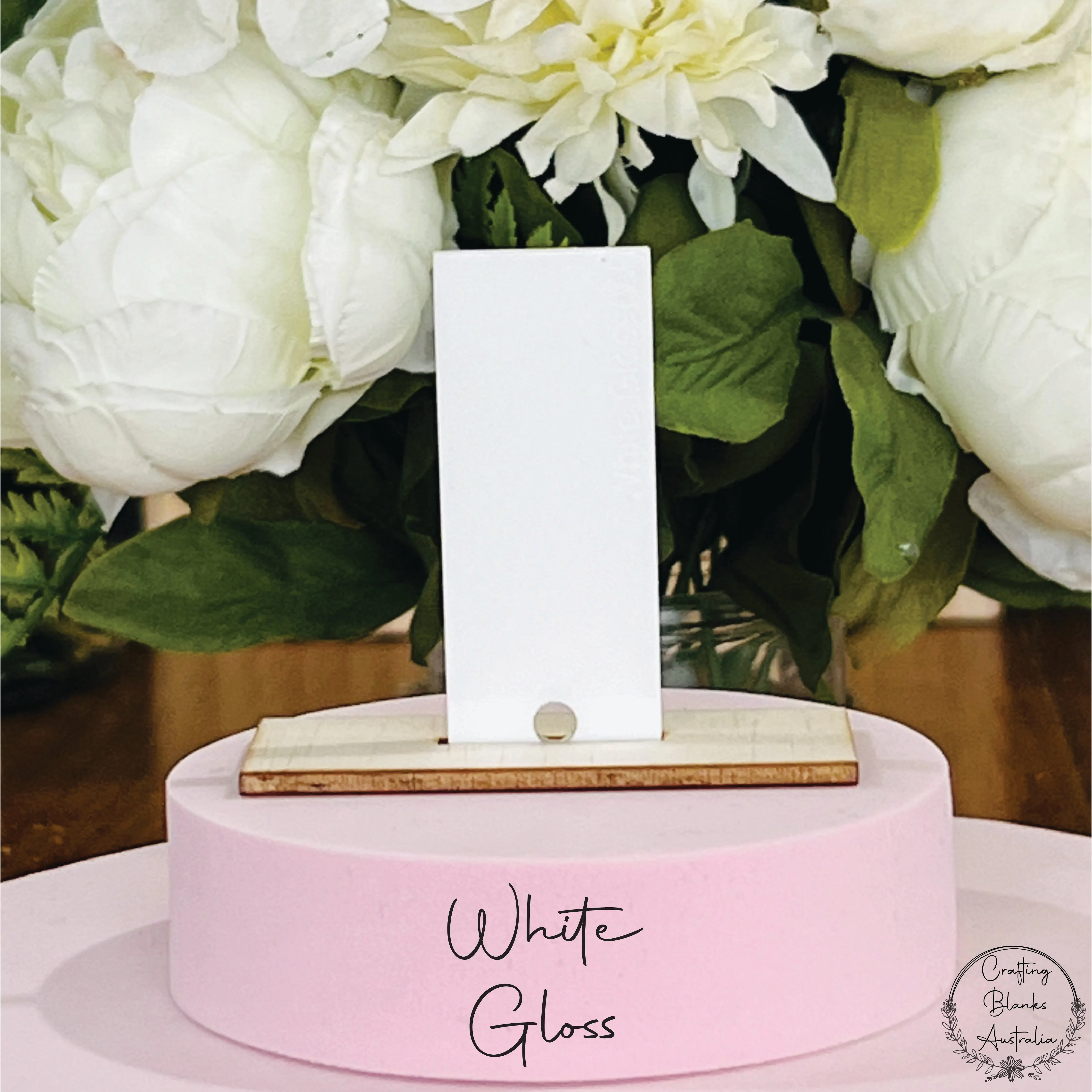 Flower • Arch Blank Tag • 50mm x 90mm