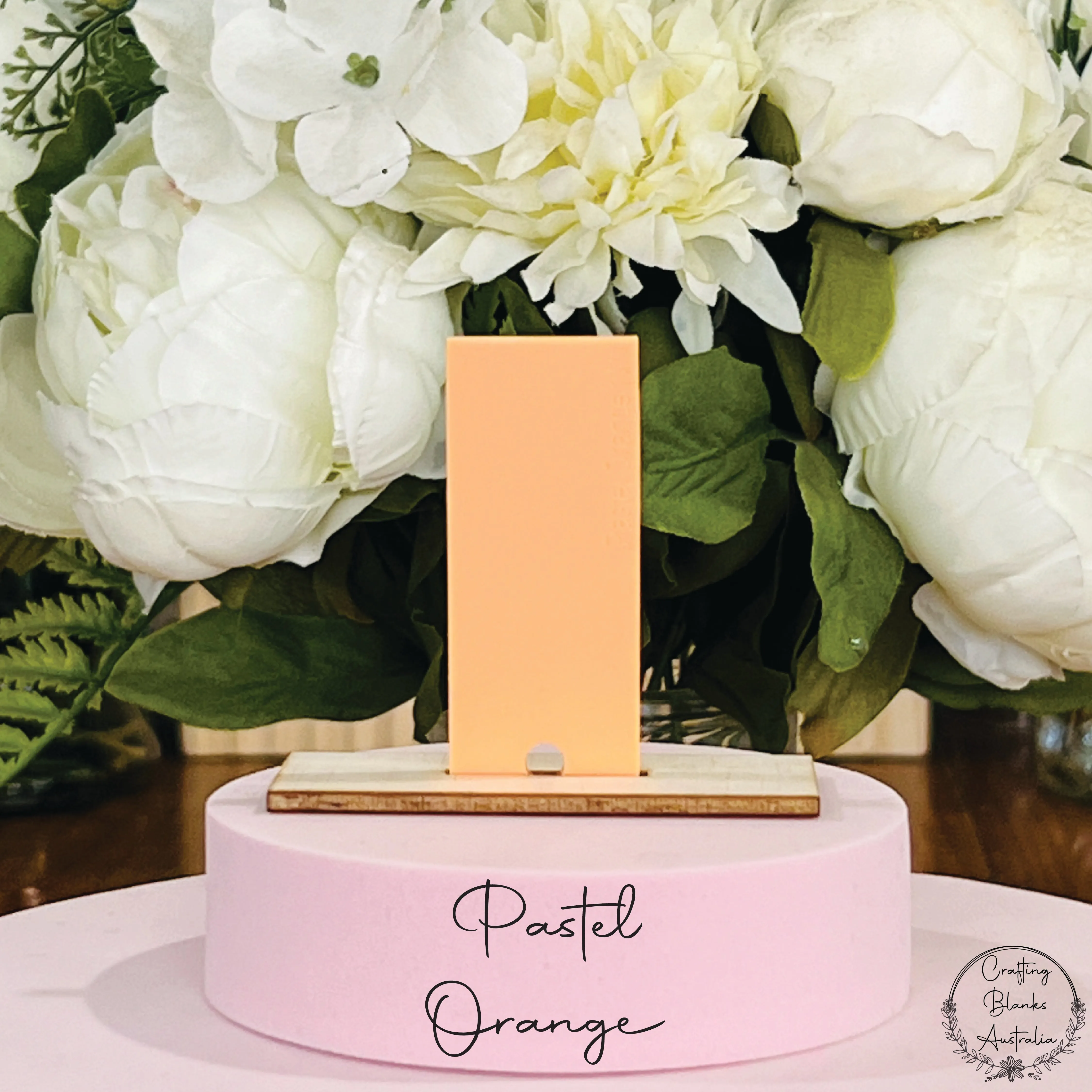 Flower • Arch Blank Tag • 50mm x 90mm