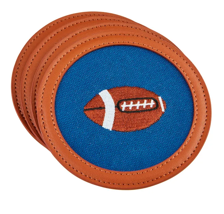 Football Emblem Icon Coaster