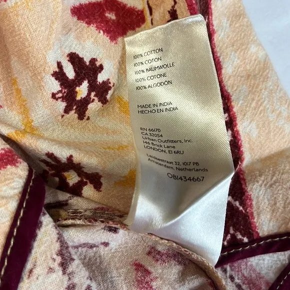 Free People Cleo Wrap Skirt in Multi Combo Size 10 NWT