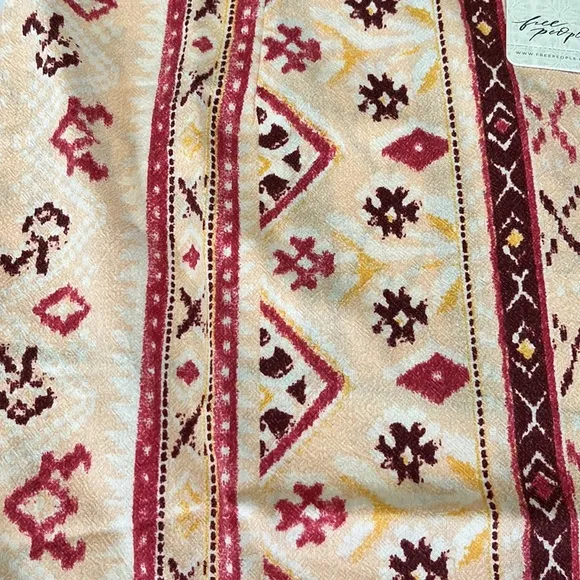 Free People Cleo Wrap Skirt in Multi Combo Size 10 NWT
