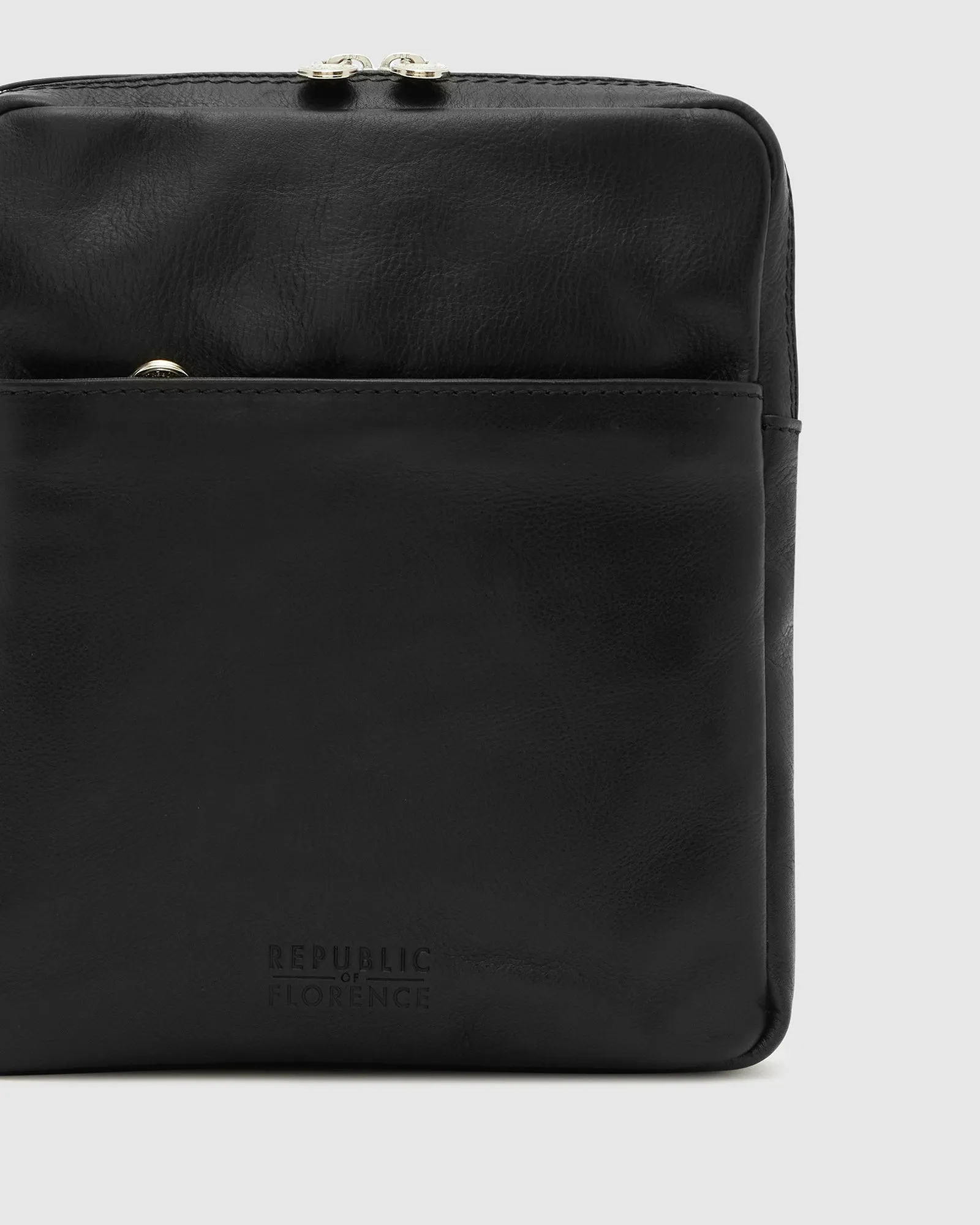 Gaius Black - Leather Satchel Bag