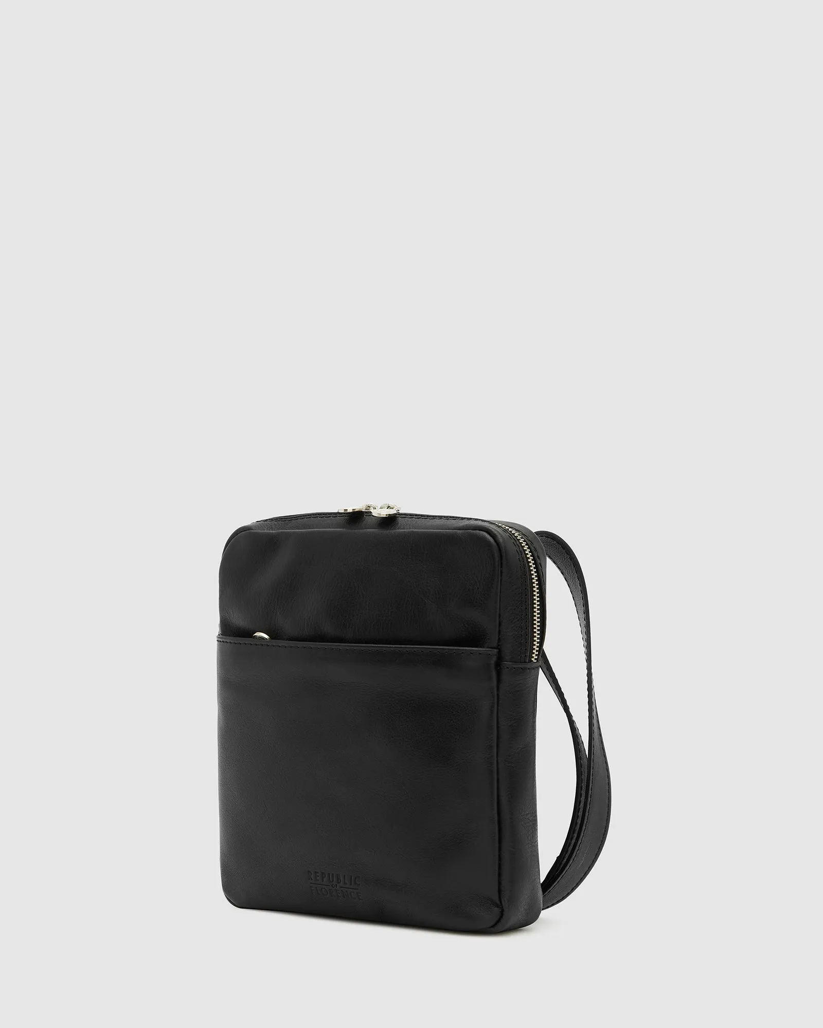Gaius Black - Leather Satchel Bag