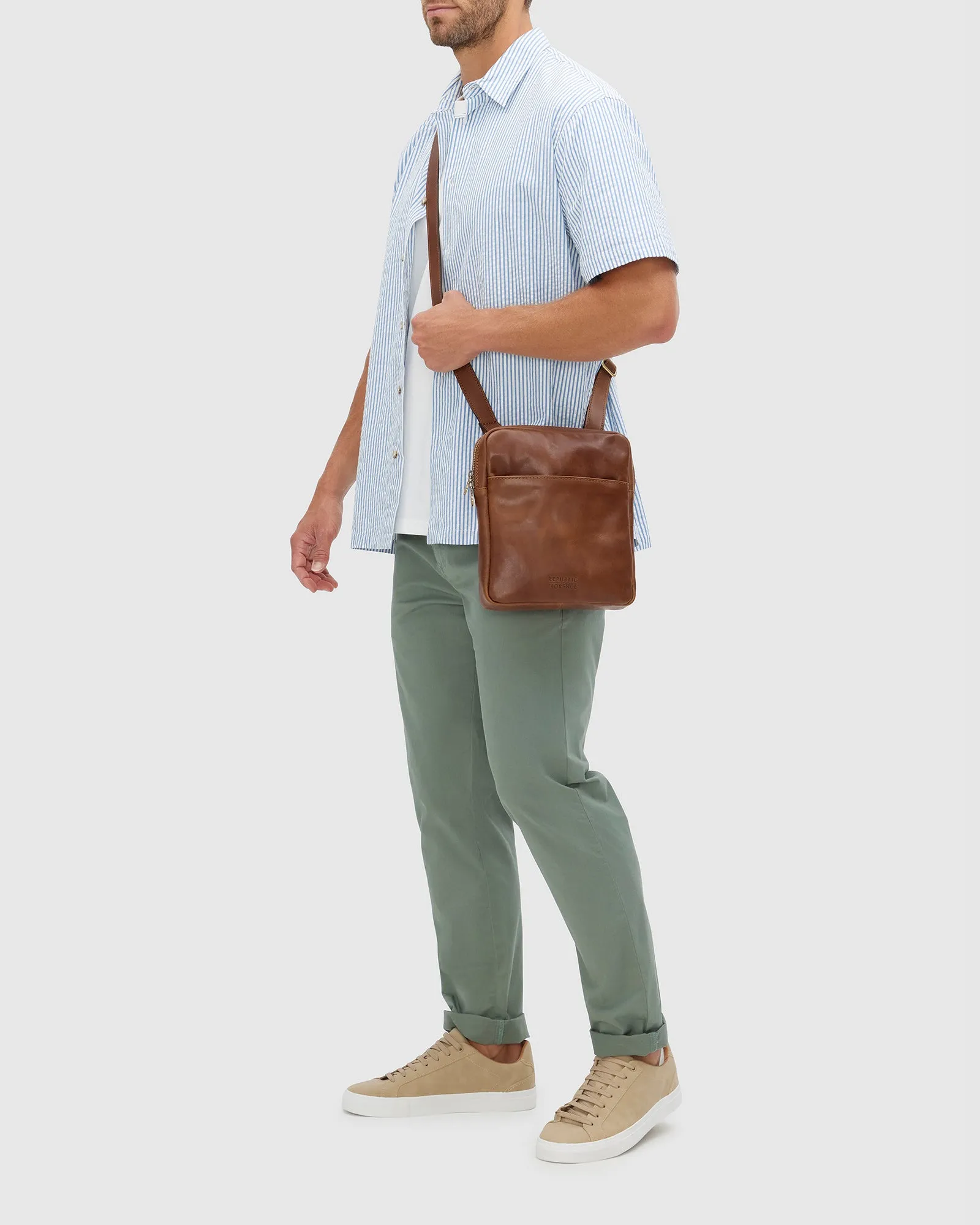 Gaius Matt Brown - Leather Satchel Bag