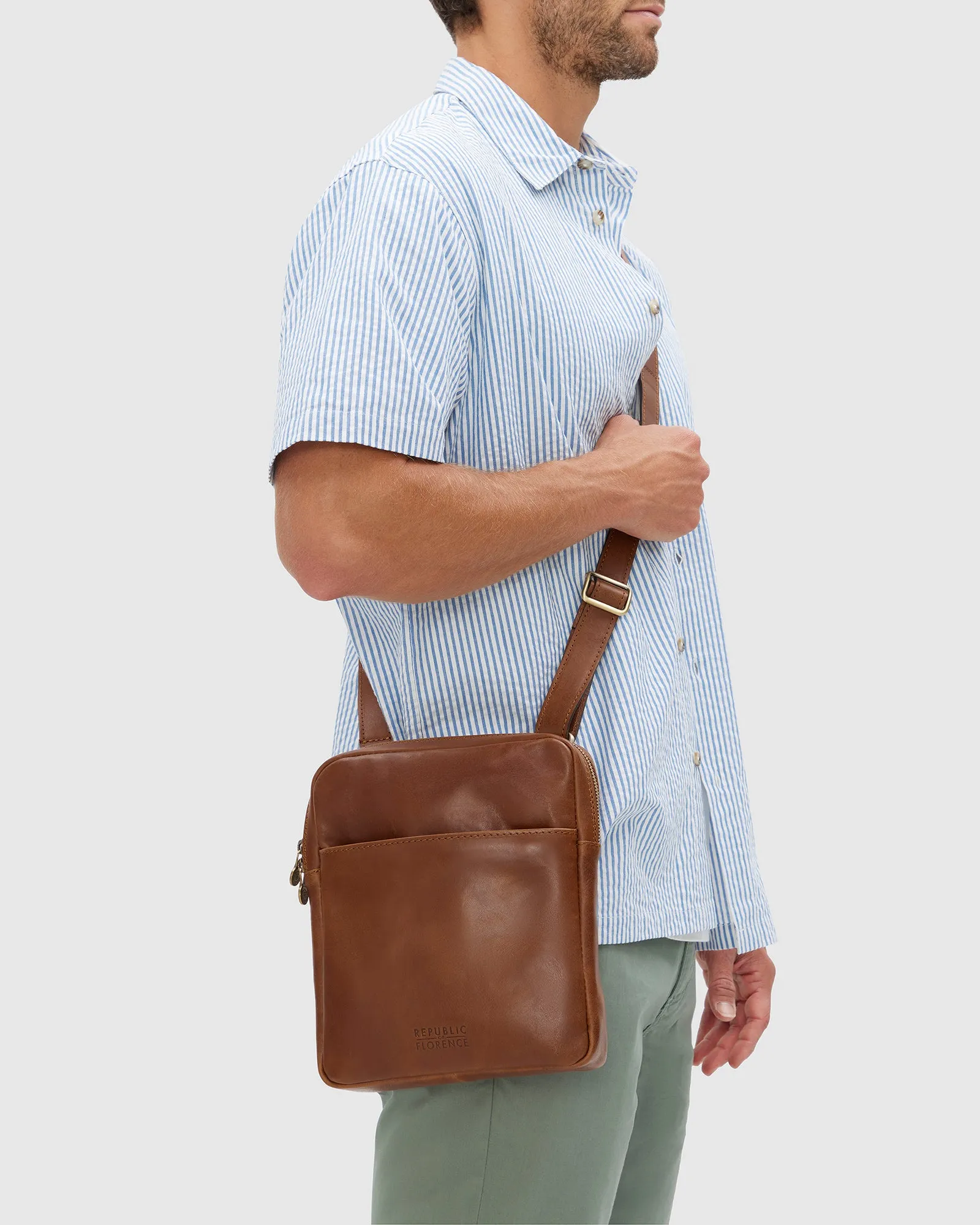 Gaius Matt Brown - Leather Satchel Bag