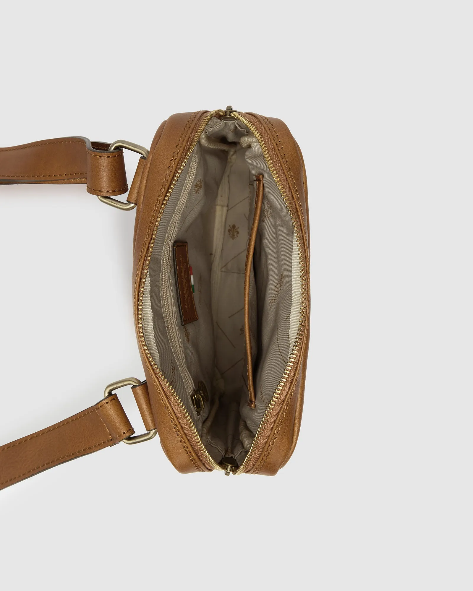 Gaius Matt Tan - Leather Satchel Bag