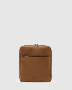 Gaius Matt Tan - Leather Satchel Bag