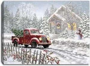 GD0038-LED Canvas : Christmas