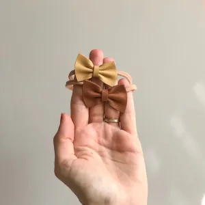 Genuine Leather LuLu Bow - 2 inch