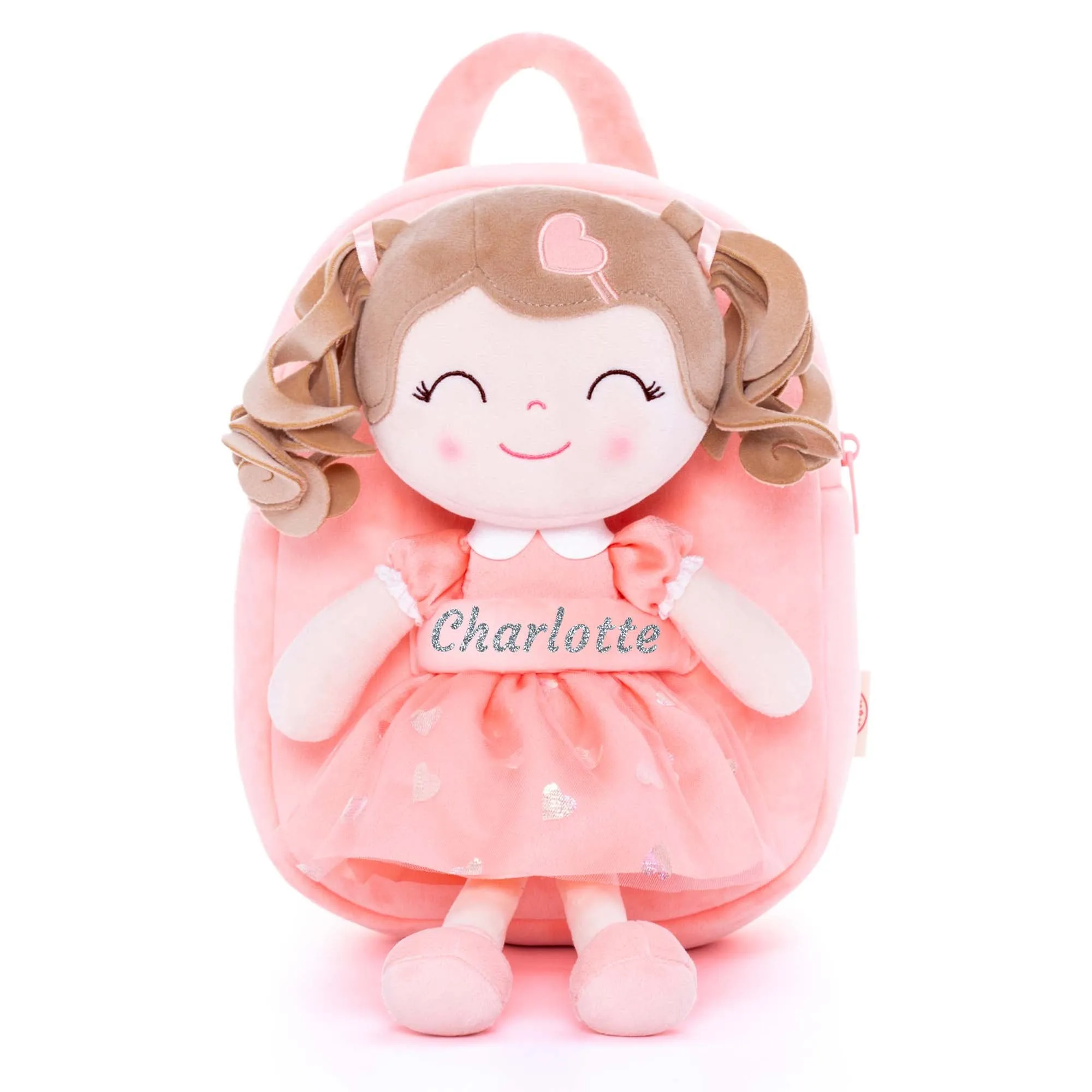 Gloveleya 9-inch Love Heart Girls Dolls Backpacks Series
