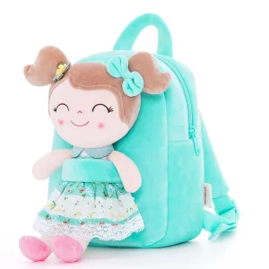 Gloveleya 9-inch Toddler Backpack Spring Girl Backpacks Green