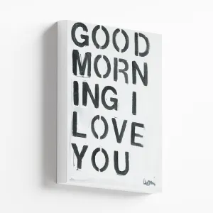 Good Morning I Love You Mini Canvas