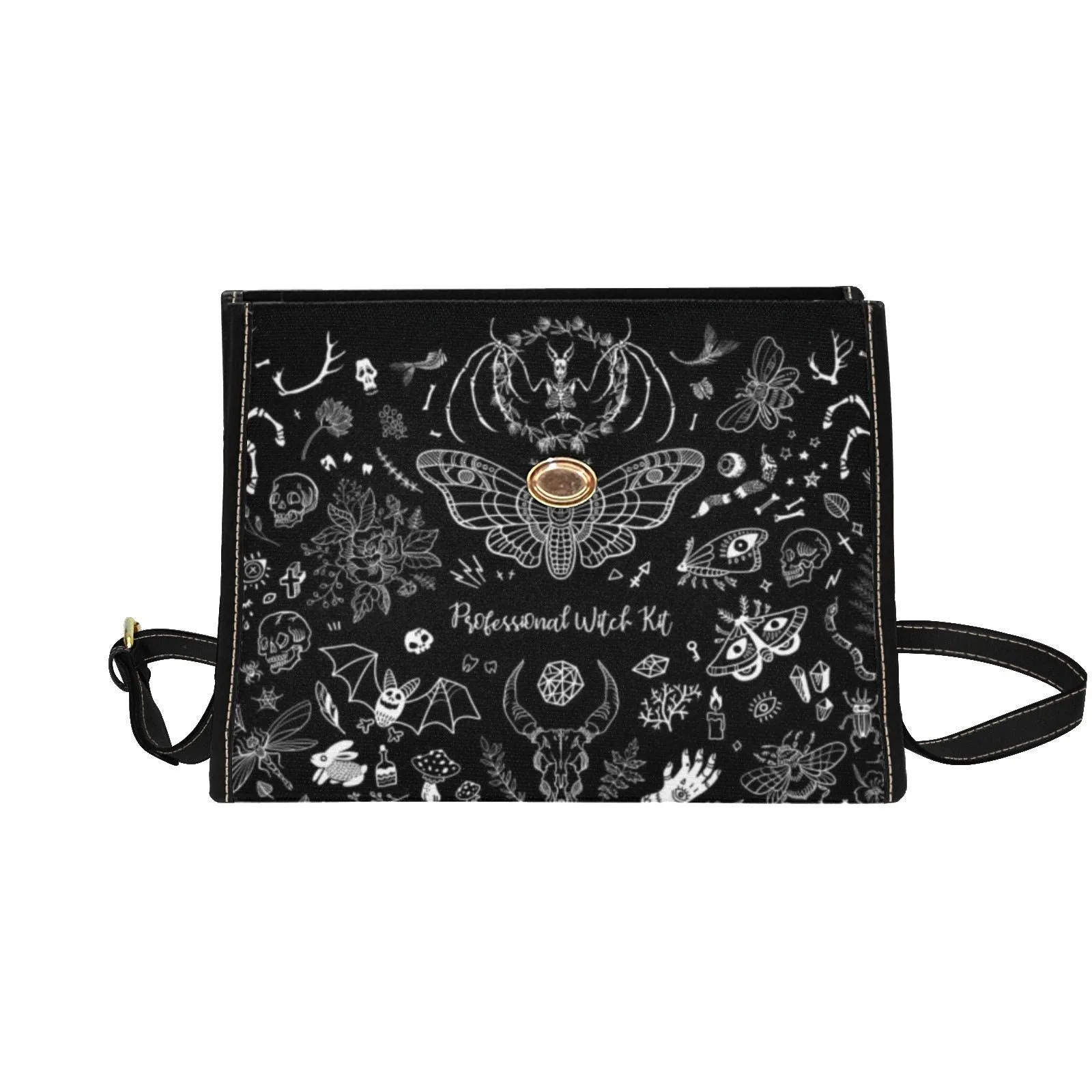 Goth Satchel Bag, Pastel Goth Purse, Nu Goth, Occult Symbol, Kawaii Goth, Alternative Girls, Esoteric Symbol, Witchy Vibes