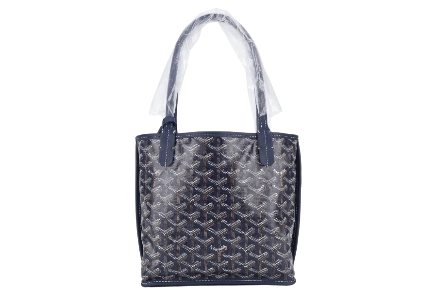 GOYARD ANJOU MINI BAG NAVY BLUE COLOR WITH DUST COVER