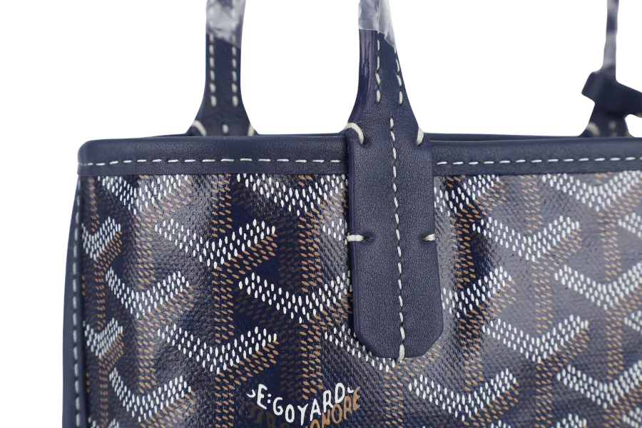 GOYARD ANJOU MINI BAG NAVY BLUE COLOR WITH DUST COVER