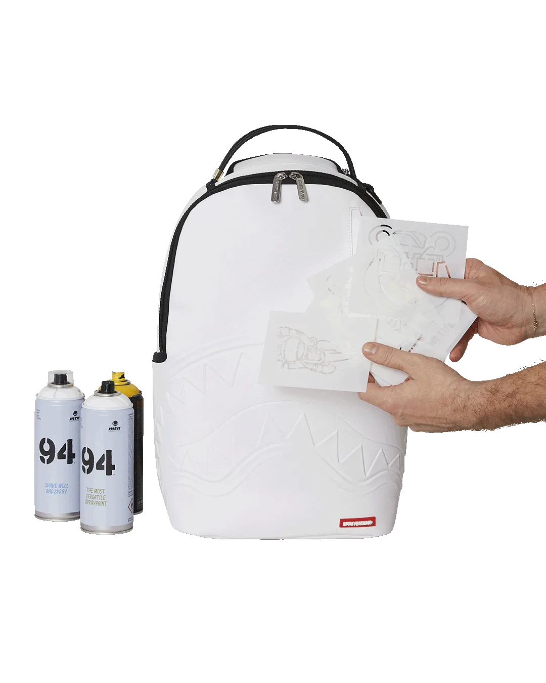 GRAFFITI ARTIST - DESIGN YOUR OWN BACKPACK - 9 STENCILS INCLUDED