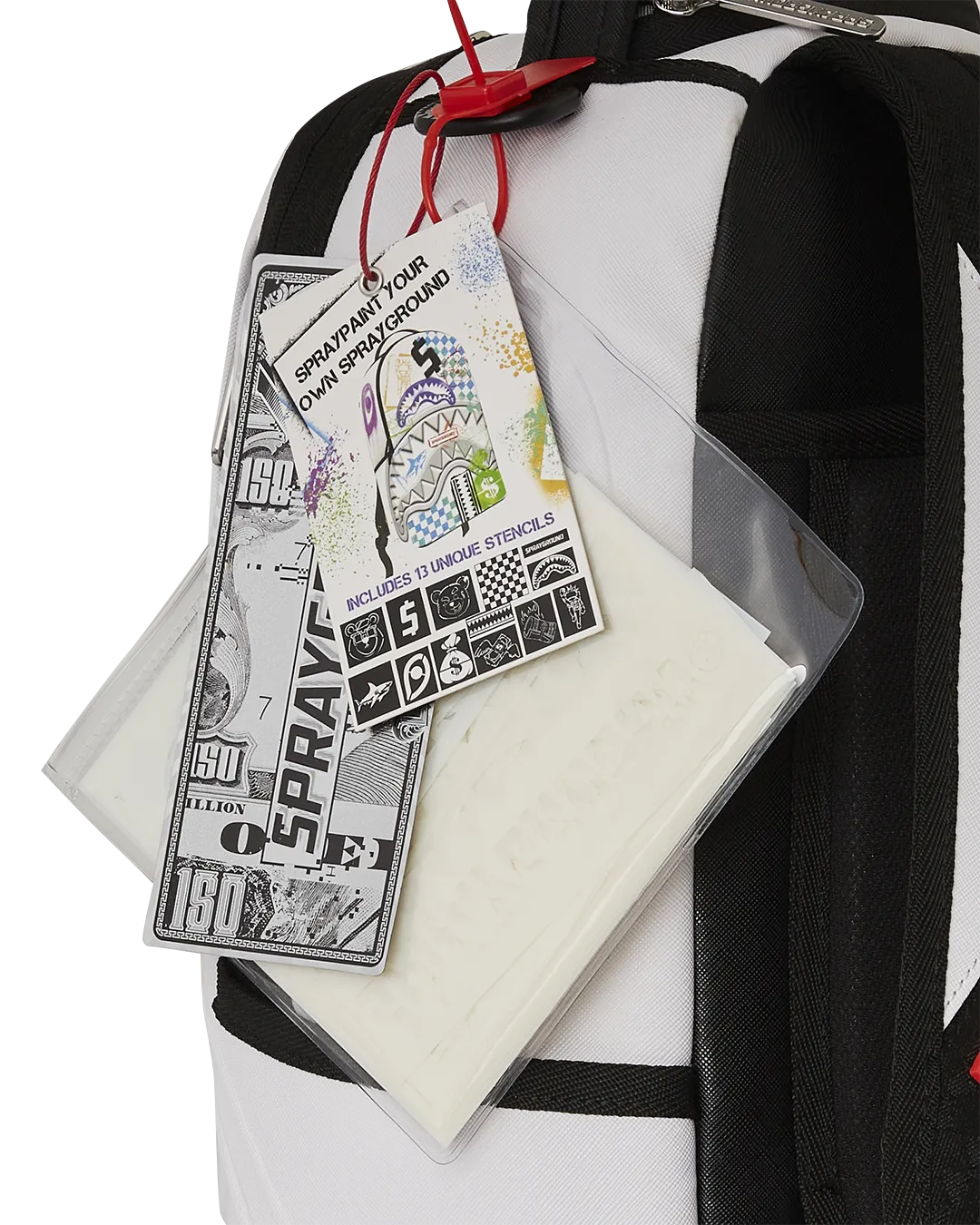 GRAFFITI ARTIST - DESIGN YOUR OWN BACKPACK - 9 STENCILS INCLUDED