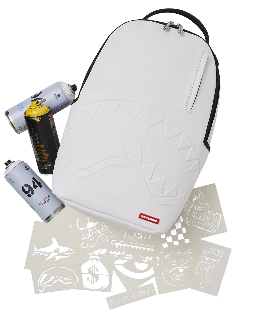 GRAFFITI ARTIST - DESIGN YOUR OWN BACKPACK - 9 STENCILS INCLUDED