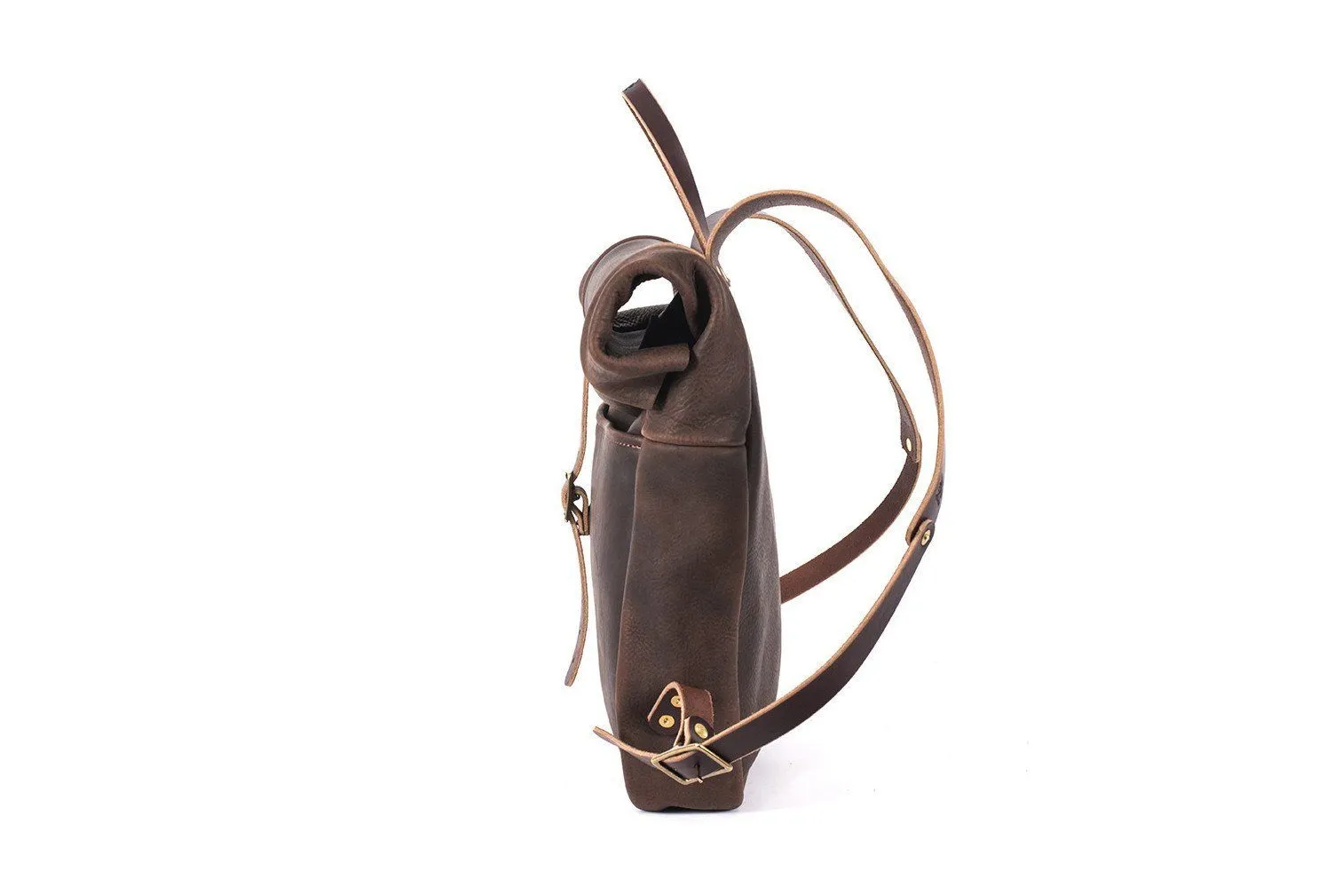 GRANT LEATHER ROLL TOP RUCKSACK BACKPACK - IN STOCK