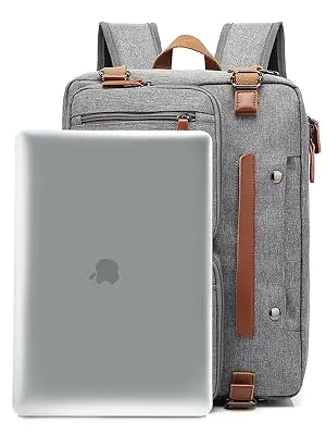 GREY LAPTOP BAG (3-IN-1)