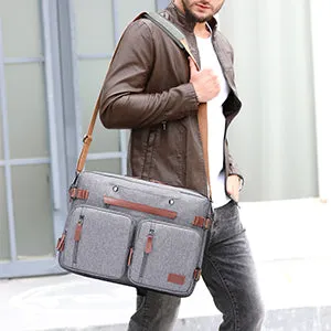 GREY LAPTOP BAG (3-IN-1)