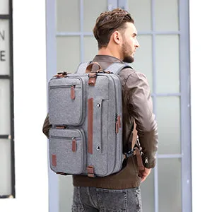 GREY LAPTOP BAG (3-IN-1)