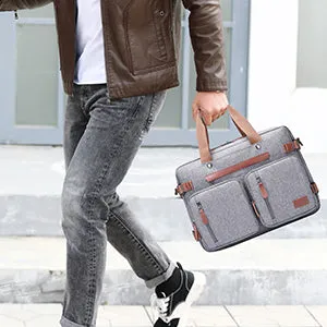 GREY LAPTOP BAG (3-IN-1)