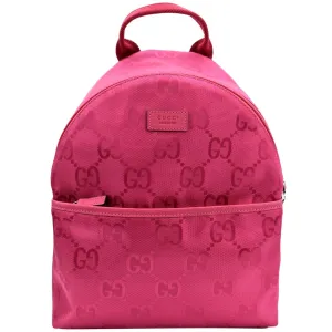 GUCCI Children's GG Coated Canvas Backpack Pink 271327