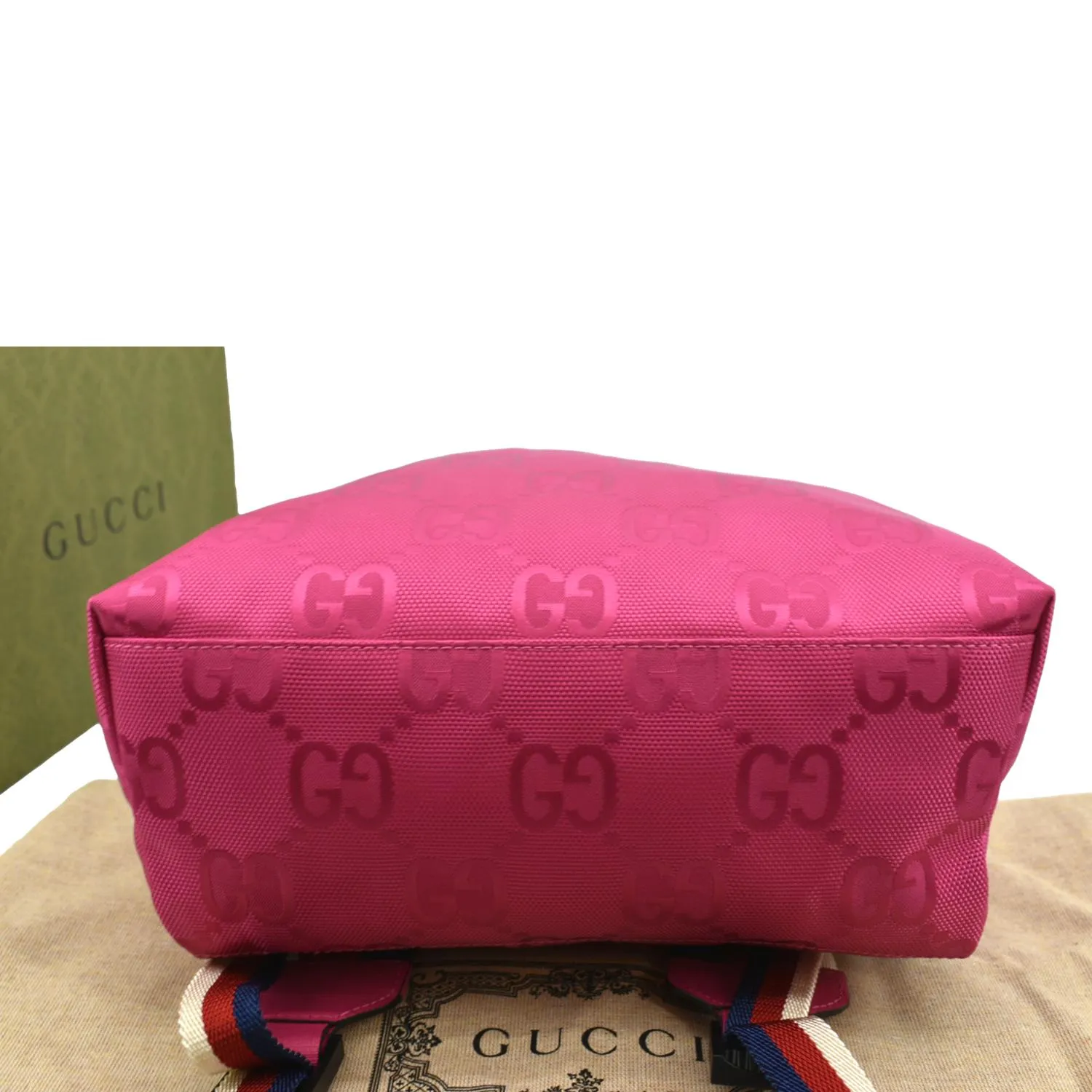 GUCCI Children's GG Coated Canvas Backpack Pink 271327