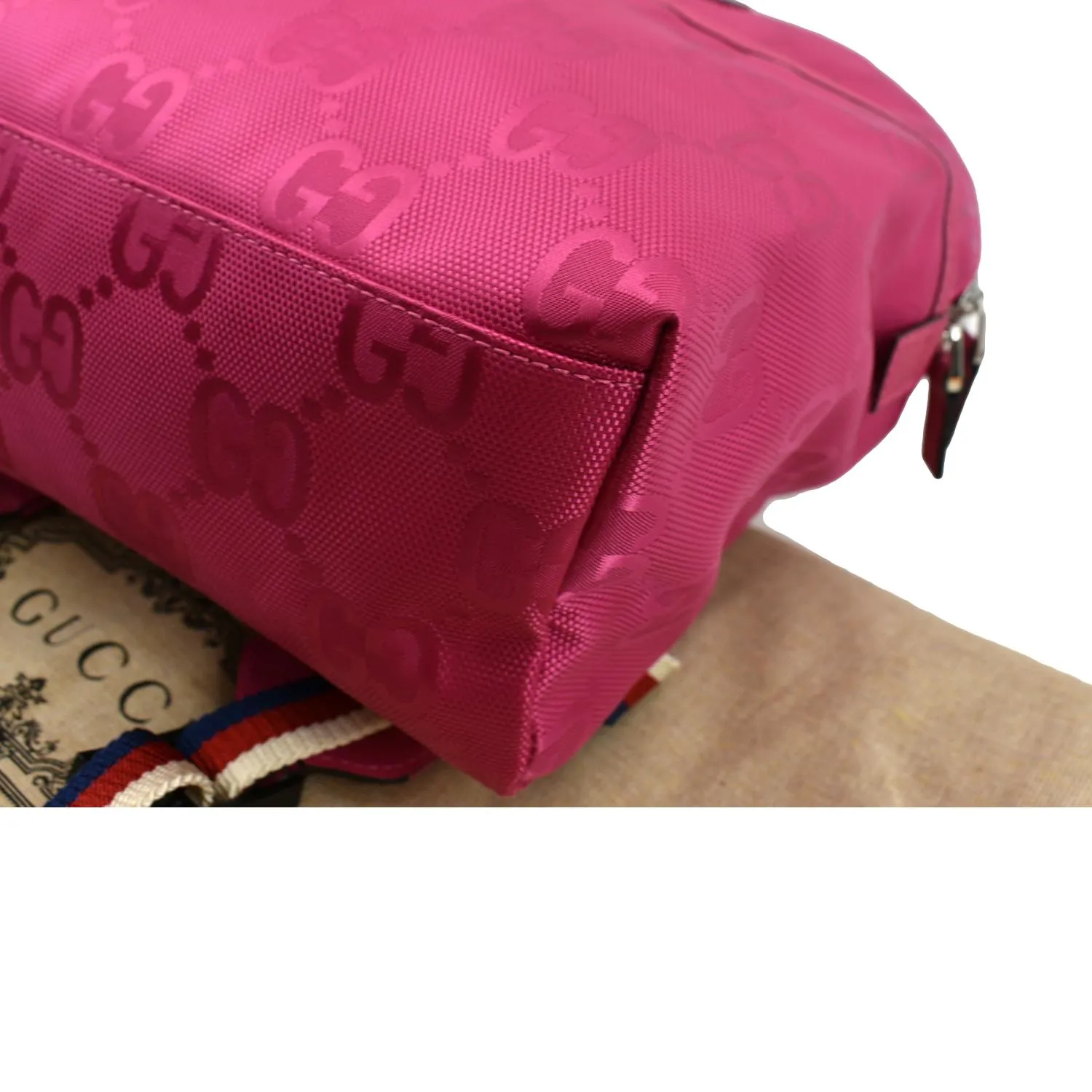 GUCCI Children's GG Coated Canvas Backpack Pink 271327