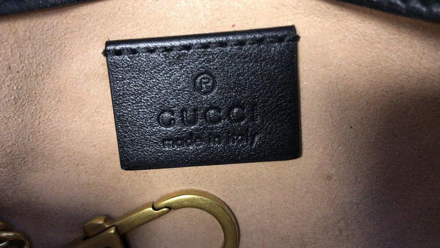 GUCCI Rebelle Top Handle Black Leather Satchel Handbag