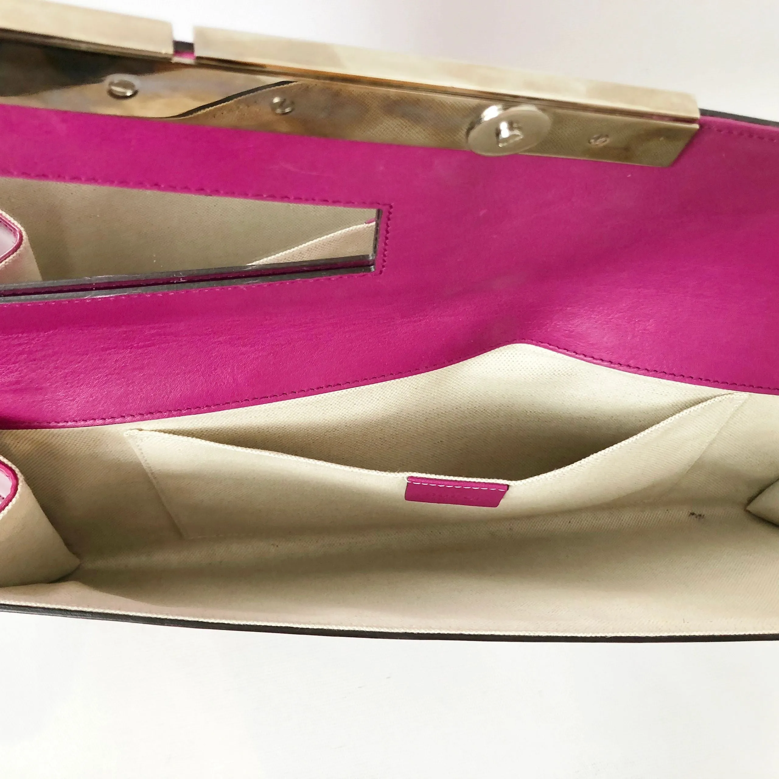 Gucci Sigrid Patent Leather Clutch