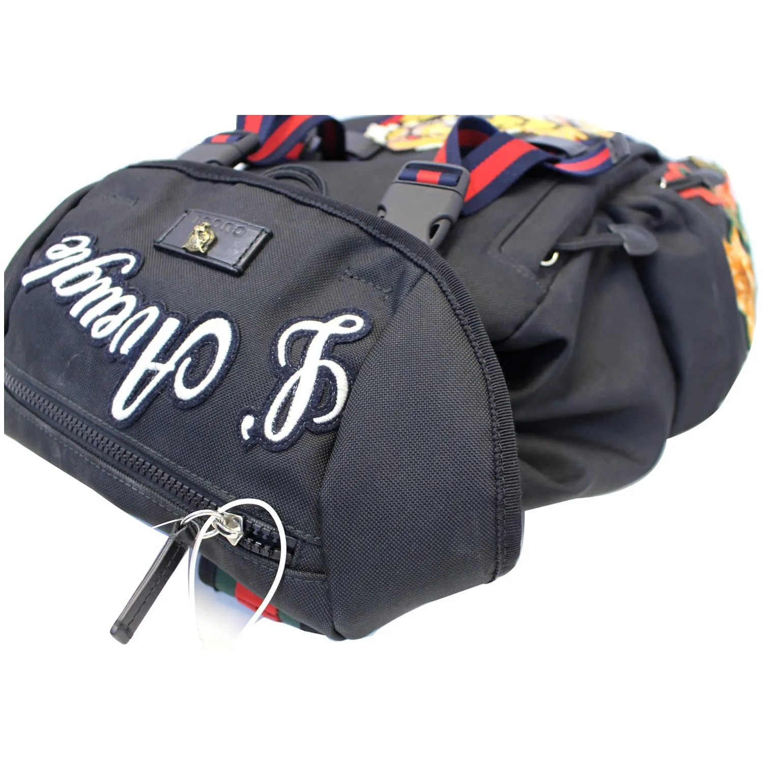 GUCCI Techpack Backpack with Embroidery Men's Backpack Bag 429037