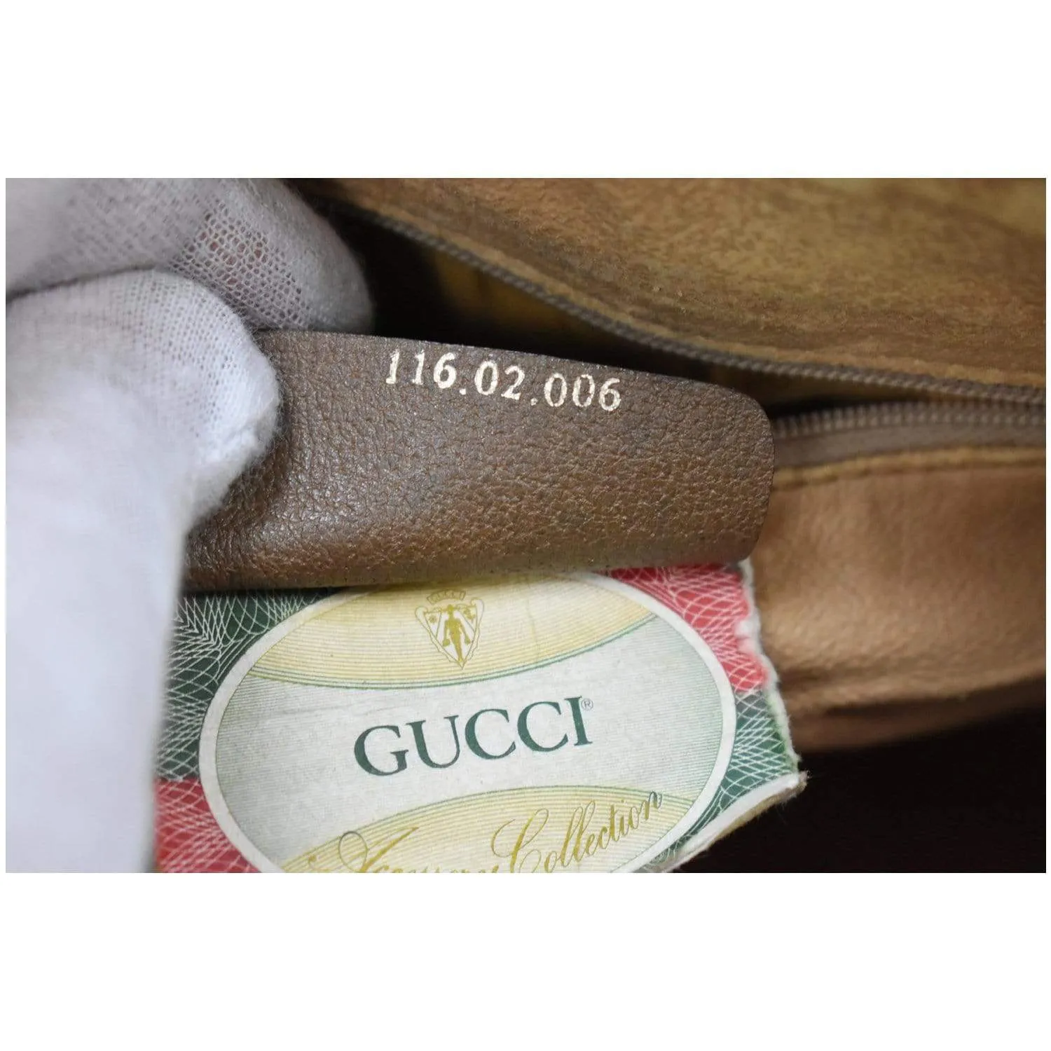 GUCCI Vintage Doctor GG Canvas Boston Satchel Bag Beige
