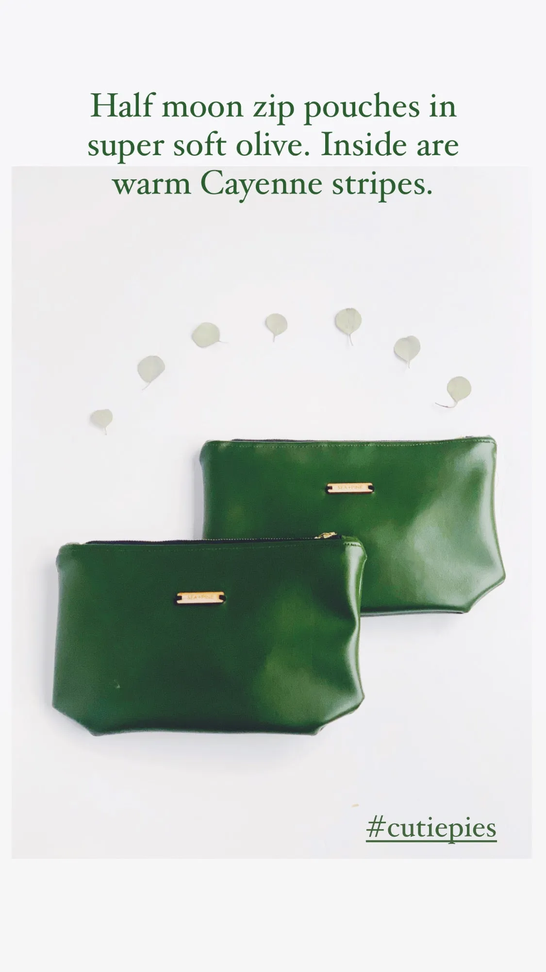 Half Moon Zip Pouch