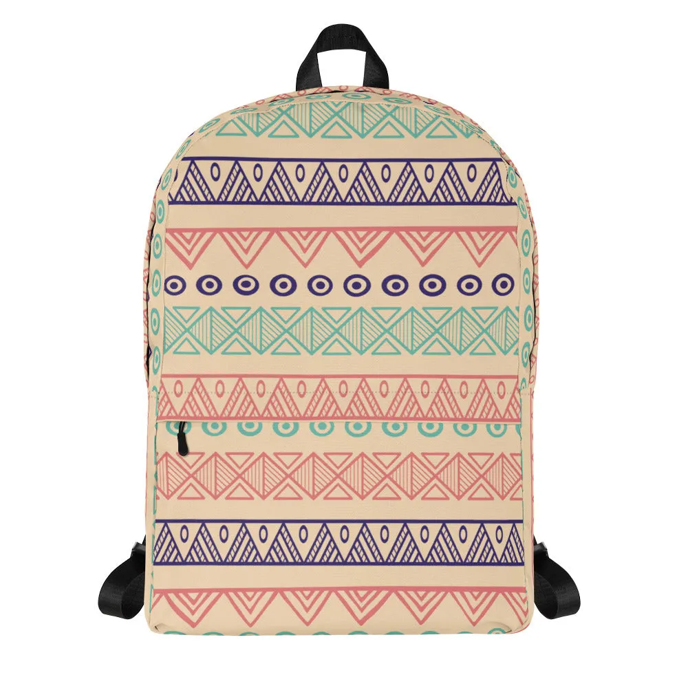 Hand Drawn Tribe - Sustainably Made Backpack