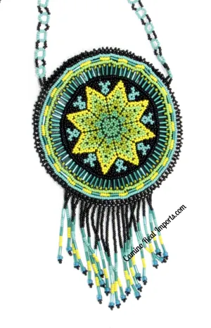HAND MADE BEADED MEDICINE POUCH BMP002