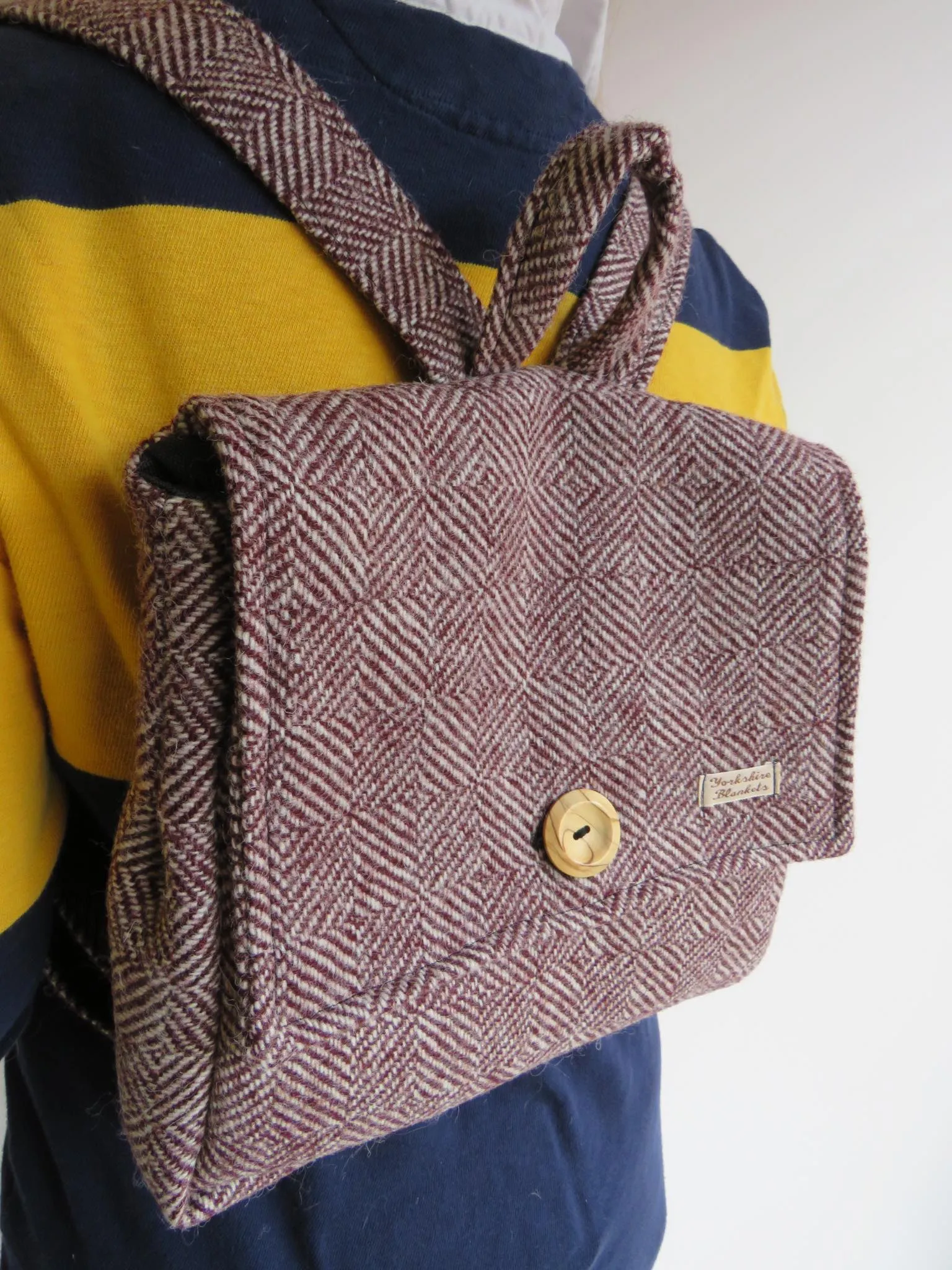 Handmade Pure Wool Backpack