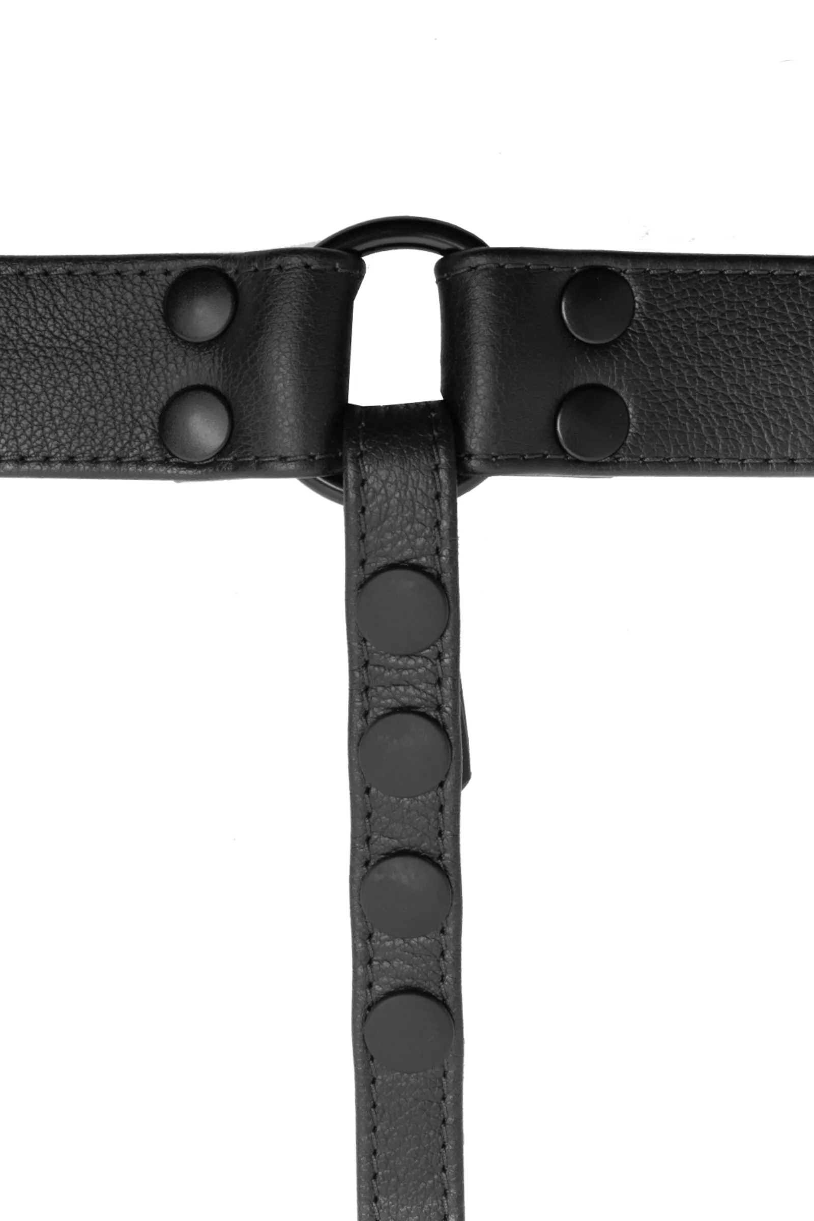 HARNESS THONG - Black