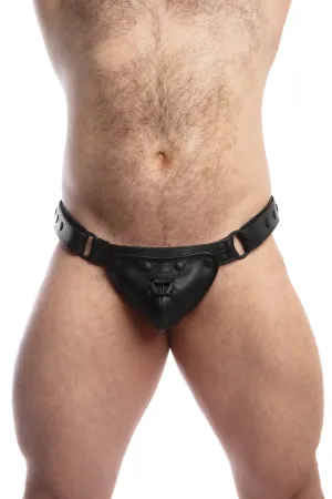HARNESS THONG - Black