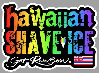Hawaiian Shave Ice Decal
