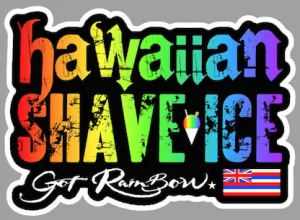 Hawaiian Shave Ice Decal