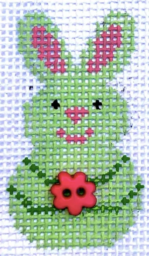 HB-43 Mini - Green Bunny Smiles