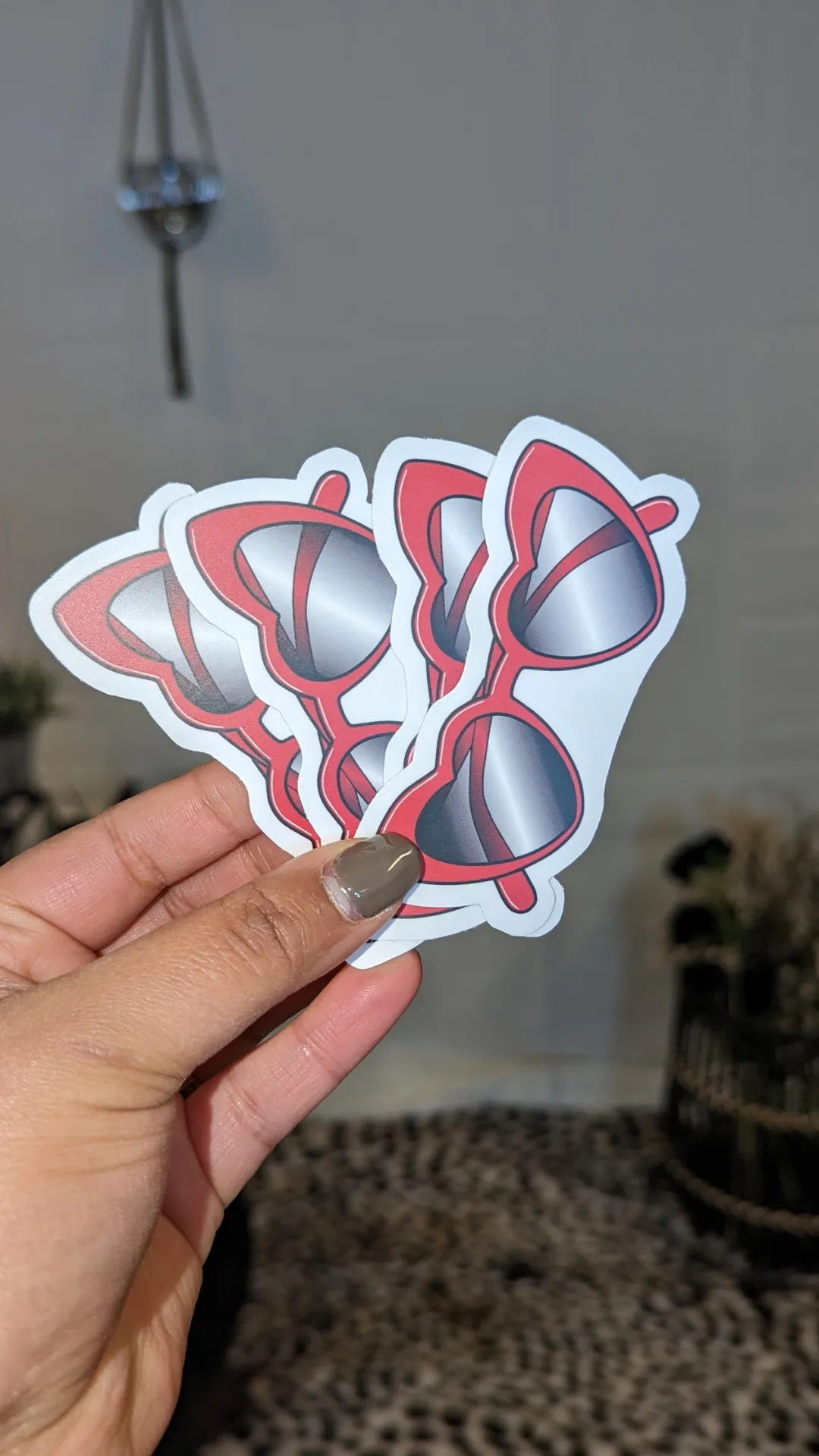 Heart Eyes Sunglasses Sticker