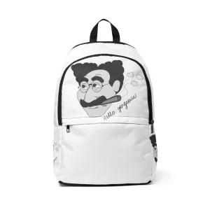 Hello Gorgeous Unisex Fabric Backpack