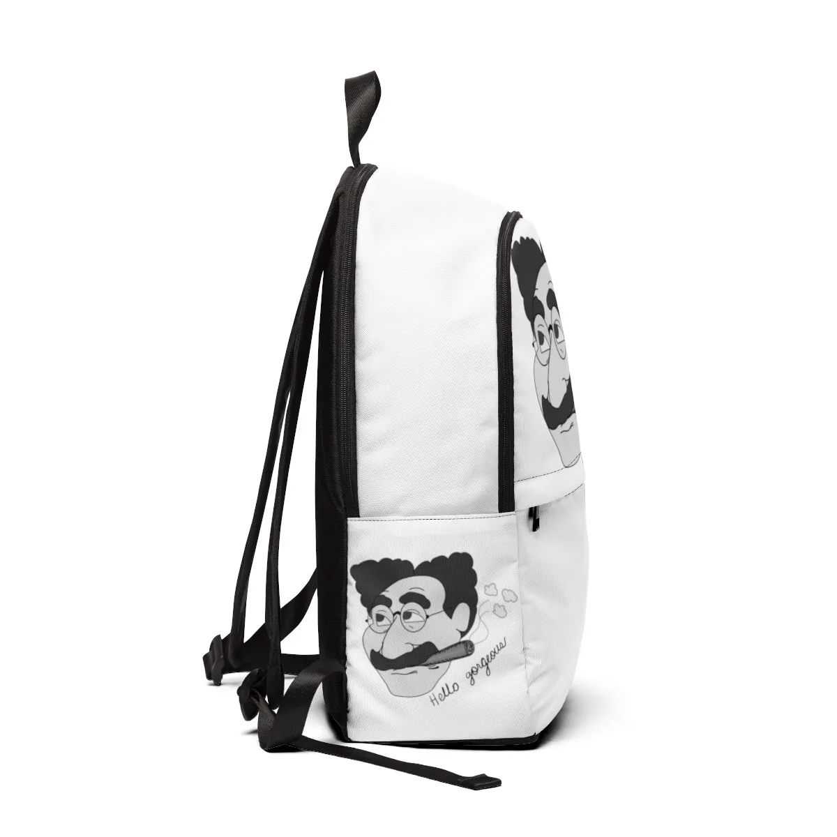 Hello Gorgeous Unisex Fabric Backpack