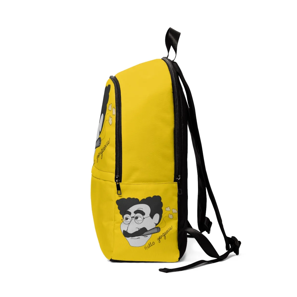Hello Gorgeous Unisex Fabric Backpack