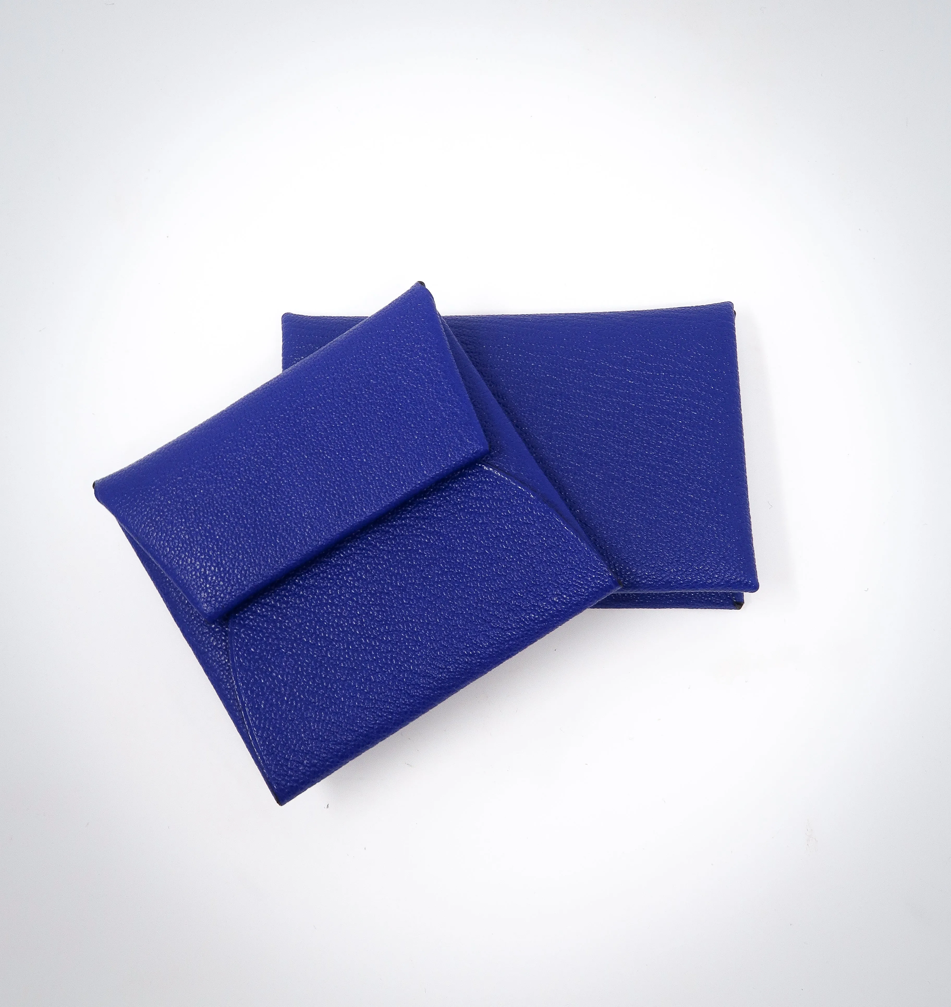 Hermes Electric Blue Coin Pouch and Card Holder